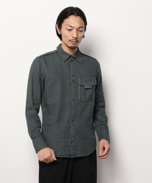 G-STAR（ジースター）の「BOUND POCKET SLIM SHIRT（シャツ/ブラウス・メンズ・グレー系その他・SMALL/MEDIUM/X-SMALL）」の8枚目の写真