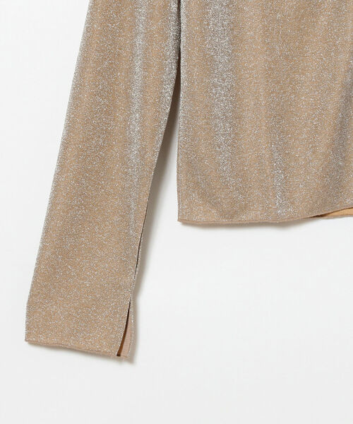 Ray BEAMS（レイビームス）の「Ray BEAMS / ラメ オープンカラー シャツ（シャツ/ブラウス・レディース・ベージュ/オレンジ・ONE SIZE）」の14枚目の写真