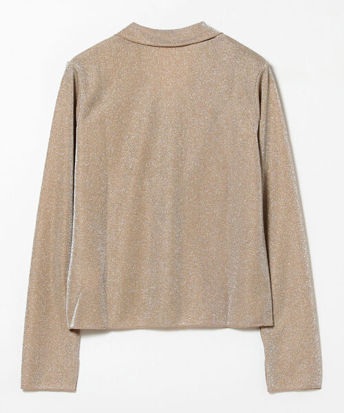 Ray BEAMS（レイビームス）の「Ray BEAMS / ラメ オープンカラー シャツ（シャツ/ブラウス・レディース・ベージュ/オレンジ・ONE SIZE）」の15枚目の写真