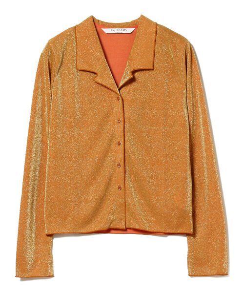 Ray BEAMS（レイビームス）の「Ray BEAMS / ラメ オープンカラー シャツ（シャツ/ブラウス・レディース・ベージュ/オレンジ・ONE SIZE）」の21枚目の写真