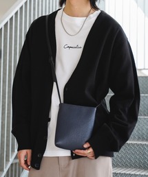 WEGO/フェイクレザーミニマルポシェット