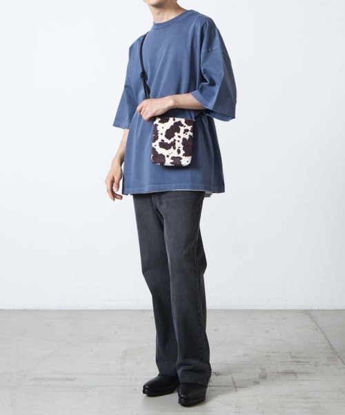 WEGO（ウィゴー）の「WEGO/フェイクレザーミニマルポシェット（ショルダーバッグ・メンズ・その他1/ブラック/その他2/その他3/ライトグレー/グリーン系その他/ブルー系その他/オレンジ系その他/マスタード/ワイン/ライトベージュ/ネイビー/ブラウン/カーキ/アイボリー/その他4/その他5・FREE）」の21枚目の写真