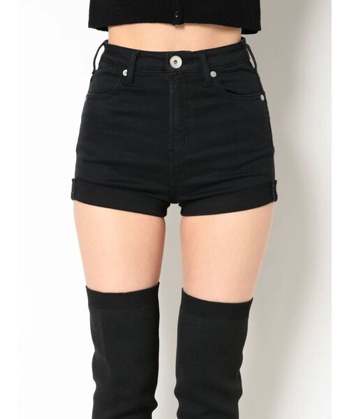 GYDA（ジェイダ）の「H/Wワンウォッシュショーパン（デニムパンツ・レディース・ブラック・SMALL/MEDIUM）」の15枚目の写真