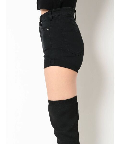 GYDA（ジェイダ）の「H/Wワンウォッシュショーパン（デニムパンツ・レディース・ブラック・SMALL/MEDIUM）」の16枚目の写真