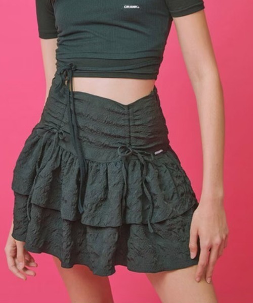 crank フリルスカート 楽天市場】正規品【 CRANK CANCAN FRILL MINI SKIRT 】 クランク