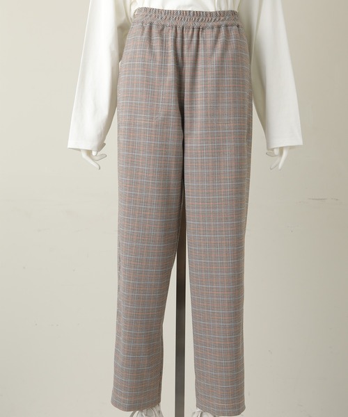MILKFED.(ミルクフェド)の「PLAID PANTS(その他パンツ・レディース・ベージュ/ブラウン・S/M)」の8枚目の写真
