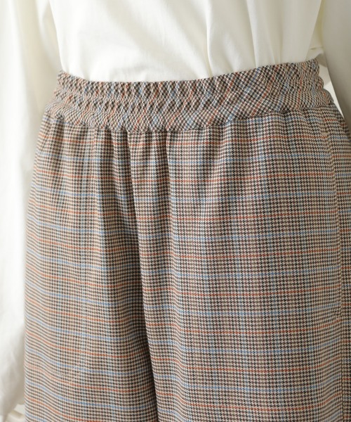 MILKFED.(ミルクフェド)の「PLAID PANTS(その他パンツ・レディース・ベージュ/ブラウン・S/M)」の9枚目の写真