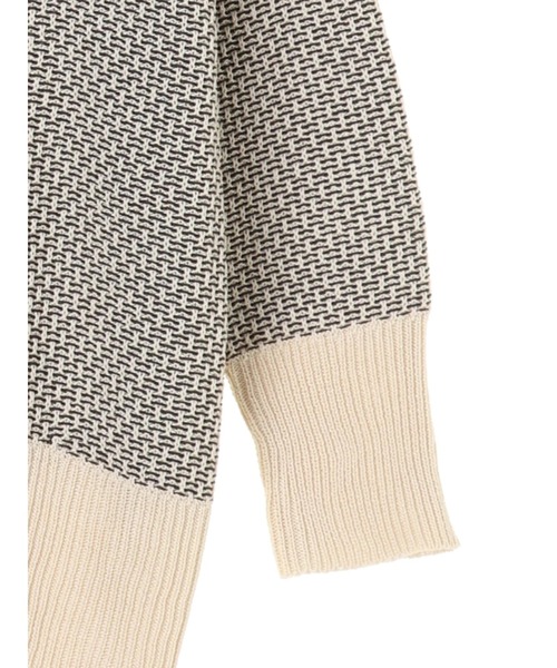 earth music&ecology（アースミュージックアンドエコロジー）の「ジャガードVネックカーディガン ＊（カーディガン/ボレロ・レディース・ミント/ベージュ/ブラック・FREE）」の21枚目の写真