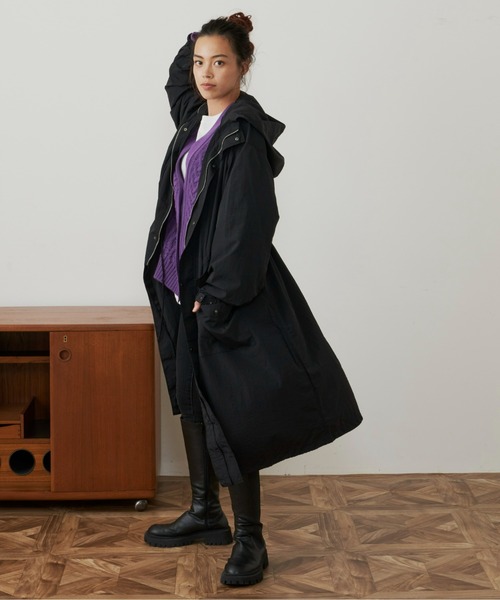 Auntie Rosa Holiday（アンティローザホリデー）の「ロングマウンテンパーカー（マウンテンパーカー・レディース・アイボリー/ブラック・FREE）」の19枚目の写真