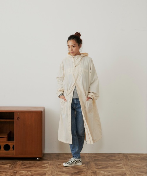 Auntie Rosa Holiday（アンティローザホリデー）の「ロングマウンテンパーカー（マウンテンパーカー・レディース・アイボリー/ブラック・FREE）」の9枚目の写真