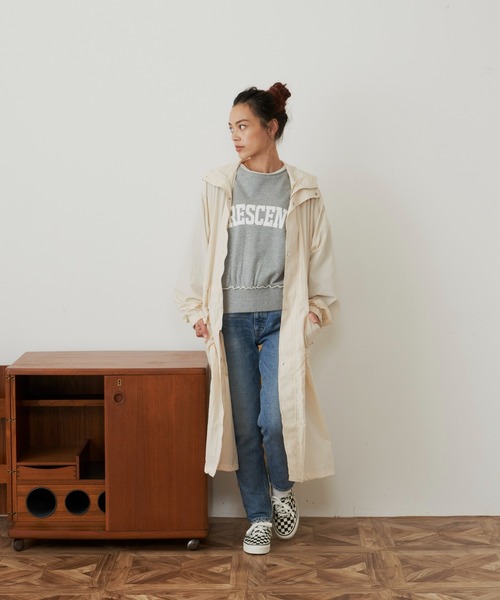 Auntie Rosa Holiday（アンティローザホリデー）の「ロングマウンテンパーカー（マウンテンパーカー・レディース・アイボリー/ブラック・FREE）」の7枚目の写真