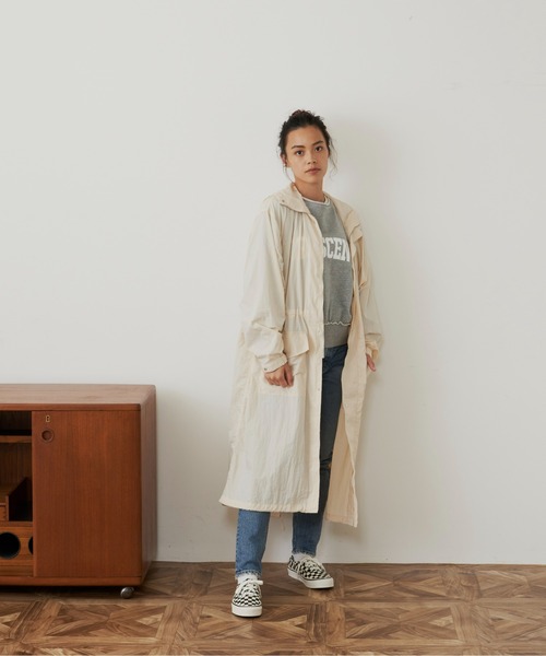 Auntie Rosa Holiday（アンティローザホリデー）の「ロングマウンテンパーカー（マウンテンパーカー・レディース・アイボリー/ブラック・FREE）」の18枚目の写真