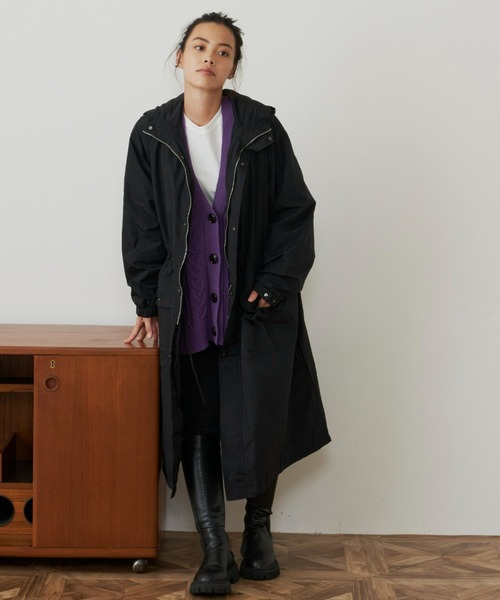 Auntie Rosa Holiday（アンティローザホリデー）の「ロングマウンテンパーカー（マウンテンパーカー・レディース・アイボリー/ブラック・FREE）」の10枚目の写真