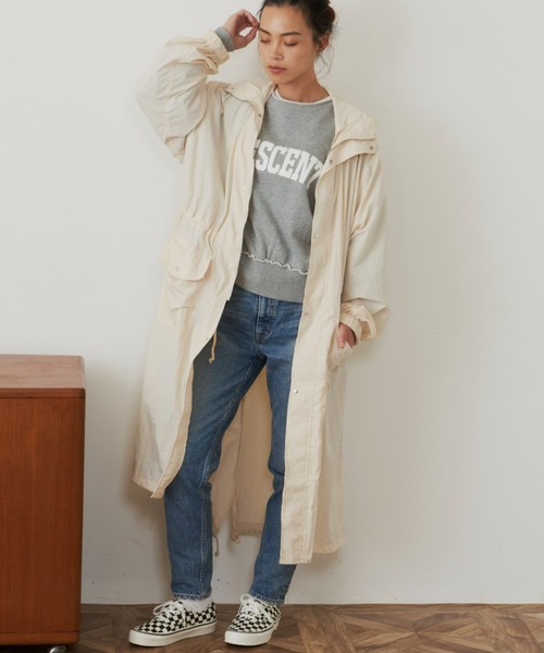 Auntie Rosa Holiday（アンティローザホリデー）の「ロングマウンテンパーカー（マウンテンパーカー・レディース・アイボリー/ブラック・FREE）」の20枚目の写真