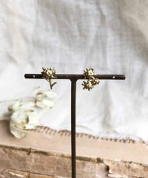 m.soeur | エーデルワイスのピアス*(ピアス(両耳用))