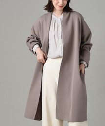 ダンボールニットロングコート