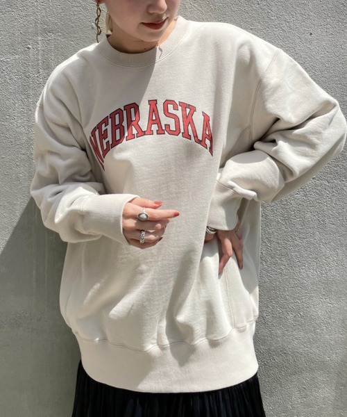 CIAOPANIC（チャオパニック）の「NEBRASKA チュニックスウェット（スウェット・レディース・ブラック/ベージュ・FREE）」の10枚目の写真