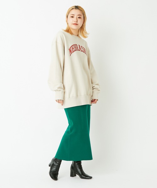 CIAOPANIC（チャオパニック）の「NEBRASKA チュニックスウェット（スウェット・レディース・ブラック/ベージュ・FREE）」の16枚目の写真