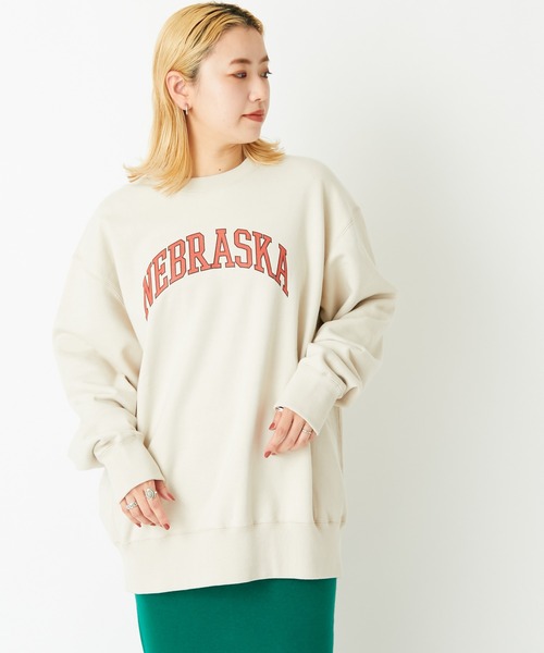 CIAOPANIC（チャオパニック）の「NEBRASKA チュニックスウェット（スウェット・レディース・ブラック/ベージュ・FREE）」の15枚目の写真