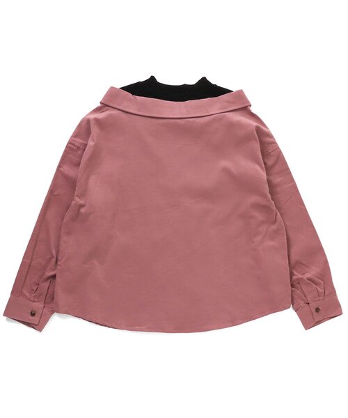 algy（アルジー）の「/コーデュロイドッキングシャツ（シャツ/ブラウス・キッズ・アイボリー/ピンク/サックスブルー・XXX-SMALL/XX-SMALL/X-SMALL/SMALL/MEDIUM）」の8枚目の写真