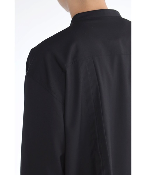 CREARE -LINO-(クレアーレリノ)の「とろみ レイヤード風 バンドーカラーシャツ(シャツ/ブラウス・メンズ・ホワイト/ブラック/ダークブラウン・M/L)」の20枚目の写真