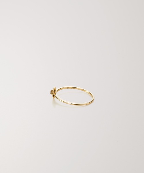 PAS TIERRA（パティエラ）の「[Briller] K10クレールダイヤモンドリング（リング・レディース・イエローゴールド・#7/#9/#13/#11）」の3枚目の写真