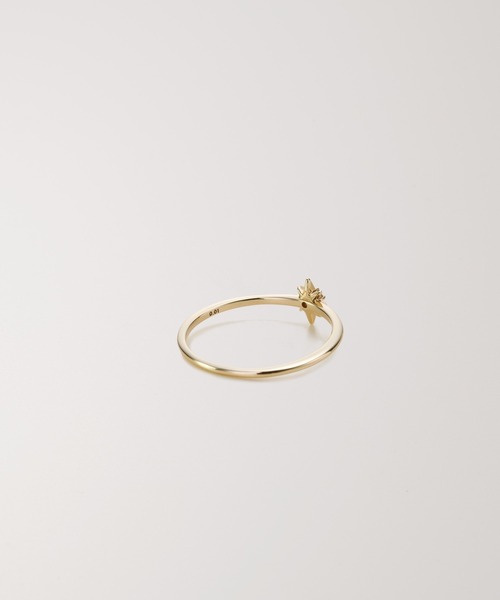 PAS TIERRA（パティエラ）の「[Briller] K10クレールダイヤモンドリング（リング・レディース・イエローゴールド・#7/#9/#13/#11）」の4枚目の写真