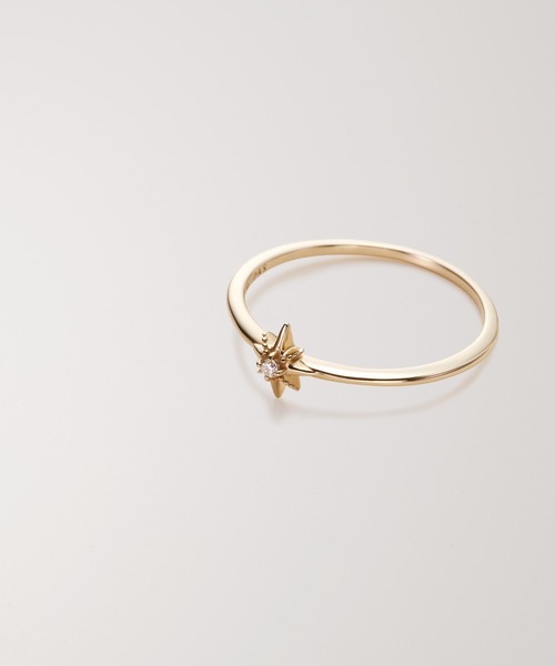 PAS TIERRA（パティエラ）の「[Briller] K10クレールダイヤモンドリング（リング・レディース・イエローゴールド・#7/#9/#13/#11）」の5枚目の写真