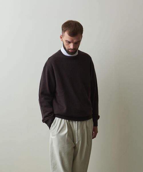 Steven Alan × reverve MLTI BOR CREW NECK The Reverse Seam Shirt, Charcoal | Twill – Steven Alan