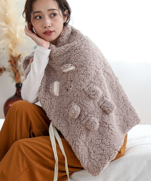 ALTROSE（アルトローズ）の「ブランケット モコモコ クルクル アニマル