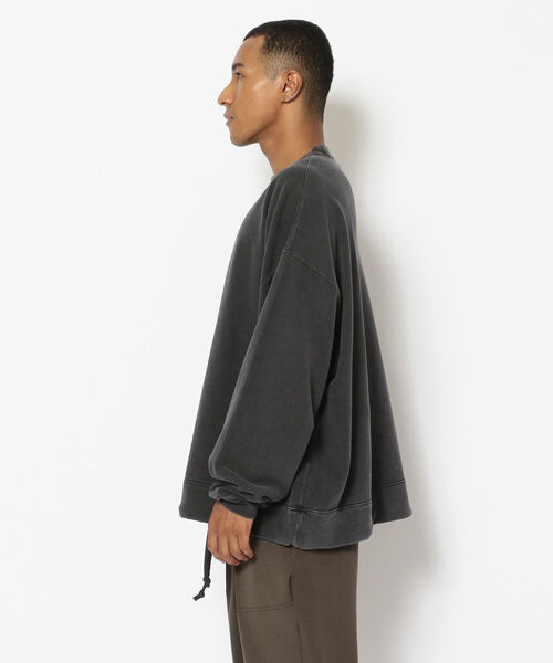 「REMI RELIEF」 スウェットカットソー SMALL グレー メンズ 新品 レミレリーフ ダブルSP加工裏毛クルーネック シシクイ | ME-CFS.NET