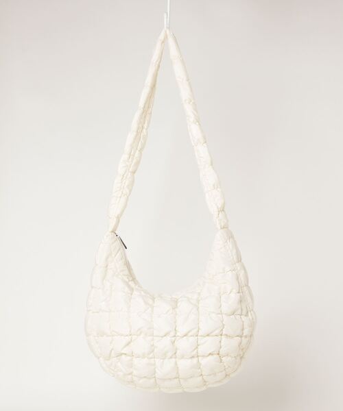 WEGO（ウィゴー）の「WEGO/シャーリングショルダーバッグ（ショルダーバッグ・レディース・オフホワイト/ブラック・FREE）」の16枚目の写真