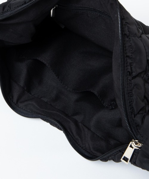 WEGO（ウィゴー）の「WEGO/シャーリングショルダーバッグ（ショルダーバッグ・レディース・オフホワイト/ブラック・FREE）」の21枚目の写真