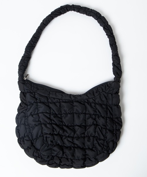 WEGO（ウィゴー）の「WEGO/シャーリングショルダーバッグ（ショルダーバッグ・レディース・オフホワイト/ブラック・FREE）」の15枚目の写真