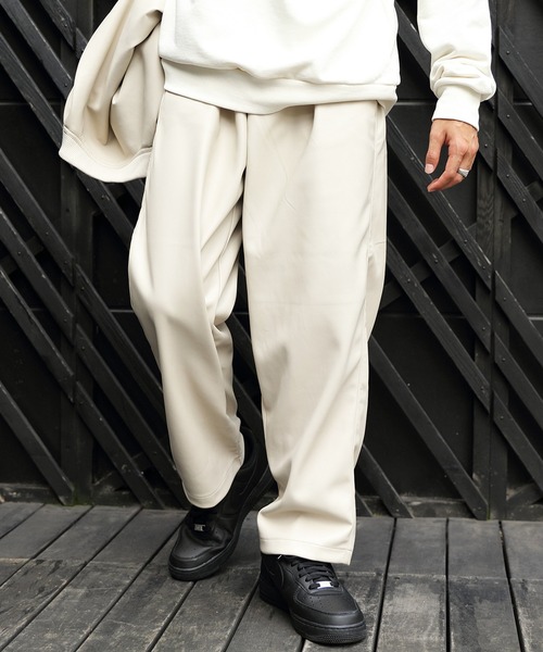 8(eight)(エイト)の「PUレザーワイドパンツ(その他パンツ・メンズ・アイボリー/ブルーグレー/ブラック・MEDIUM/LARGE)」の6枚目の写真