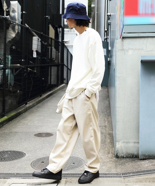 8(eight)(エイト)の「PUレザーワイドパンツ(その他パンツ・メンズ・アイボリー/ブルーグレー/ブラック・MEDIUM/LARGE)」の13枚目の写真