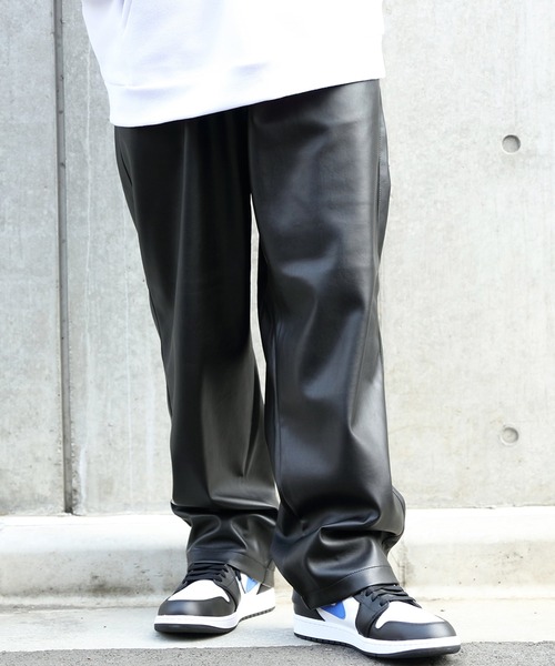 8(eight)(エイト)の「PUレザーワイドパンツ(その他パンツ・メンズ・アイボリー/ブルーグレー/ブラック・MEDIUM/LARGE)」の18枚目の写真