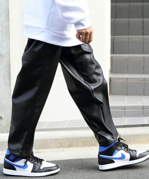 8(eight)(エイト)の「PUレザーワイドパンツ(その他パンツ・メンズ・アイボリー/ブルーグレー/ブラック・MEDIUM/LARGE)」の19枚目の写真