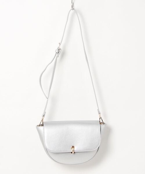 cache cache（カシュ カシュ）の「カシュカシュ cachecache / 財布ポーチ付きハーフムーンショルダーバッグ（ショルダーバッグ・レディース・カーキ/レッド/ブラック/ベージュ系その他/キャメル/シルバー/パイソン・FREE）」の6枚目の写真