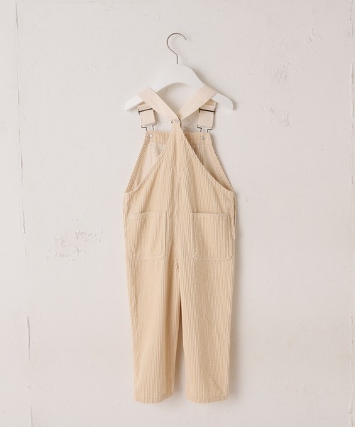 CIAOPANIC TYPY(チャオパニックティピー)の「【KIDS】コーデュロイワイドサロペット(サロペット/オーバーオール・キッズ・カーキ/アイボリー/キャメル・MEDIUM/SMALL/X-LARGE/LARGE/XX-LARGE)」の6枚目の写真