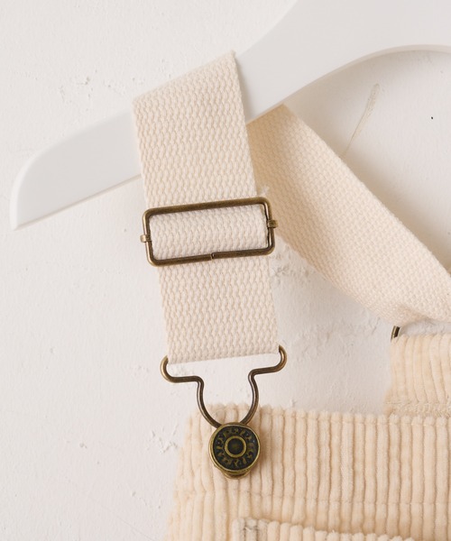 CIAOPANIC TYPY(チャオパニックティピー)の「【KIDS】コーデュロイワイドサロペット(サロペット/オーバーオール・キッズ・カーキ/アイボリー/キャメル・MEDIUM/SMALL/X-LARGE/LARGE/XX-LARGE)」の8枚目の写真