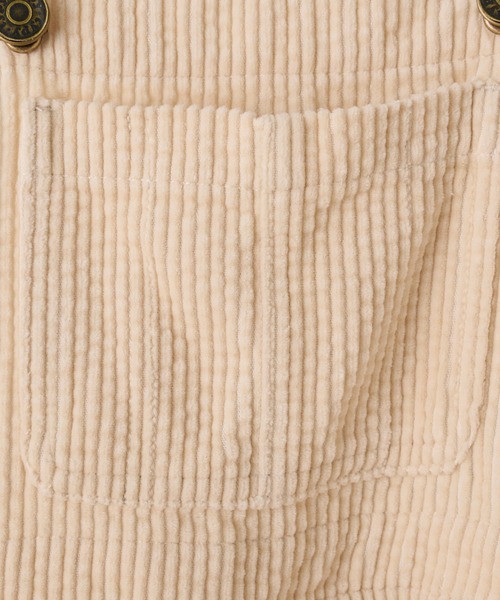 CIAOPANIC TYPY(チャオパニックティピー)の「【KIDS】コーデュロイワイドサロペット(サロペット/オーバーオール・キッズ・カーキ/アイボリー/キャメル・MEDIUM/SMALL/X-LARGE/LARGE/XX-LARGE)」の9枚目の写真