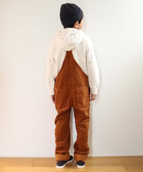 CIAOPANIC TYPY(チャオパニックティピー)の「【KIDS】コーデュロイワイドサロペット(サロペット/オーバーオール・キッズ・カーキ/アイボリー/キャメル・MEDIUM/SMALL/X-LARGE/LARGE/XX-LARGE)」の15枚目の写真