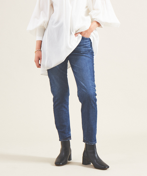 upperhights(アッパーハイツ)の「Upperhights THE STELLA 2(デニムパンツ・レディース・ブラック/インディゴブルー・25/22/24/23/21)」の1枚目の写真