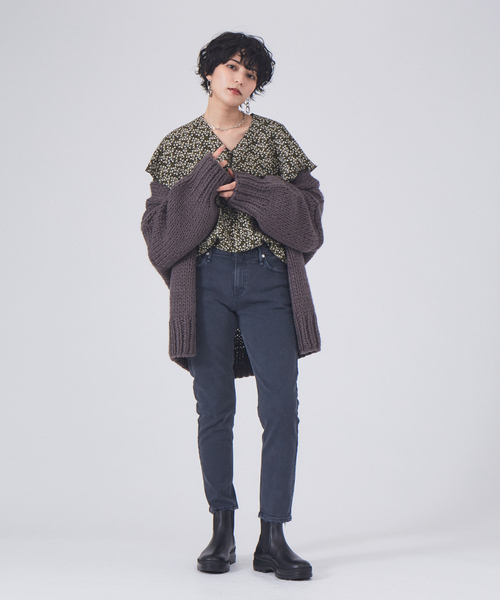 upperhights(アッパーハイツ)の「Upperhights THE STELLA 2(デニムパンツ・レディース・ブラック/インディゴブルー・25/22/24/23/21)」の5枚目の写真