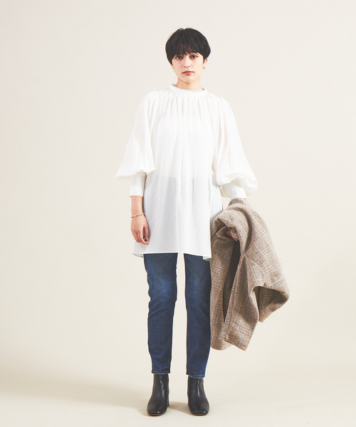 upperhights(アッパーハイツ)の「Upperhights THE STELLA 2(デニムパンツ・レディース・ブラック/インディゴブルー・25/22/24/23/21)」の6枚目の写真