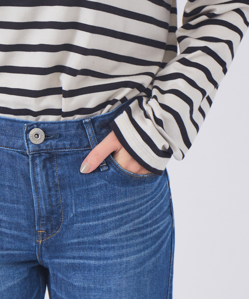 upperhights(アッパーハイツ)の「Upperhights THE STELLA 2(デニムパンツ・レディース・ブラック/インディゴブルー・25/22/24/23/21)」の12枚目の写真