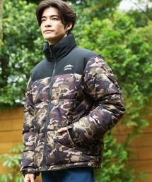 【OUTDOOR PRODUCTS/アウトドアプロダクツ】撥水防風ストレッチ耐水圧10000mmスタンド中綿 ジャケット ワンポイントブランドロゴ