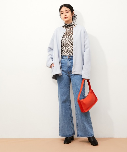 ADAM ET ROPE'（アダムエロペ）の「シアープリントタートル（Tシャツ/カットソー・レディース・ブラウン系その他・FREE）」の3枚目の写真