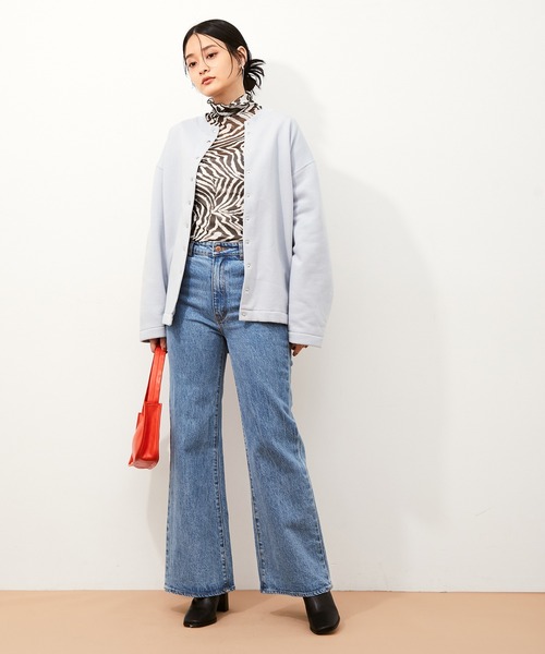 ADAM ET ROPE'（アダムエロペ）の「シアープリントタートル（Tシャツ/カットソー・レディース・ブラウン系その他・FREE）」の4枚目の写真
